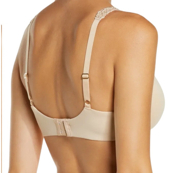 Natori bra 731080 Rose Dream Custom Coverage Underwire tan size 34DDD 34F - Picture 6 of 6